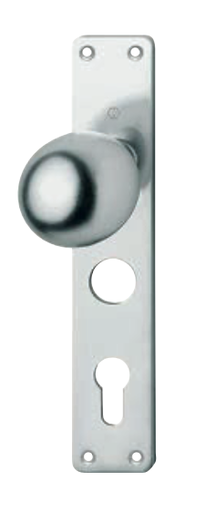 BOULE FIXE HOPPE, ALU, SUR ENTRÉE LONGUE CM12X1,25 (60L/202B)