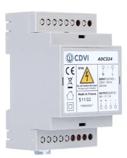 [F0305000007] CDVI ADC324  ALIMENTATION 24VDC 2A REGULÉE