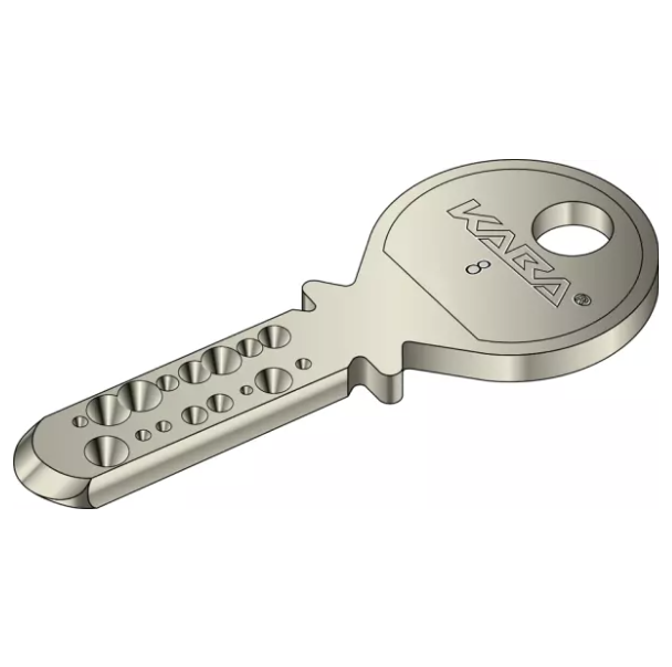 [K.SR100.SC] CLÉ STANDARD KABA SR100 COMMANDÉE PAR LA SUITE (SANS CYLINDRE)