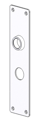 [5404.500.407] SCHANIS ENTRÉE LONGUE 200 X 50 MM 5404, SANS ENTAILLE, JUSTE POIGNÉE