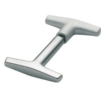 [1696513] PAIRE DE POIGNÉES DE TIRAGE HOPPE, ALU, C9X45 (97GLH/97G)