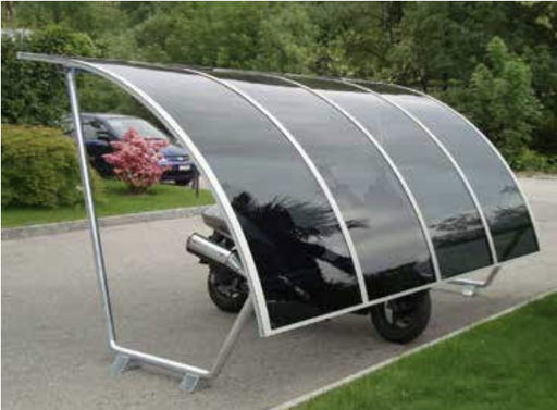 ABRI À VÉLOS/MOTOS - SÉRIE TUBO (MODULE DE BASE)