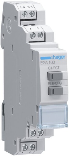 [EGN100] HORLOGE HAGER EGN100 avec Bluetooth 1canal