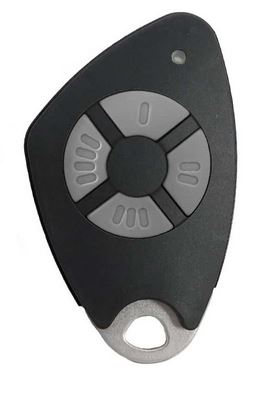 [09-0115] INTRATONE Télécommande 4 boutons NOIRE