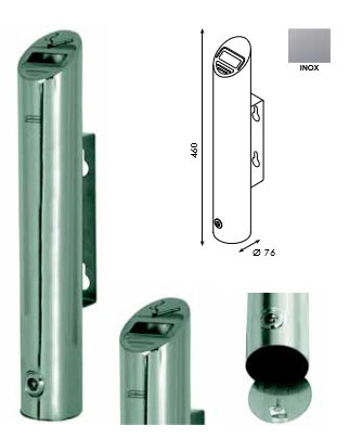 [17.5250.01.00] Cendrier Eric 1.8 Lt Inox 304