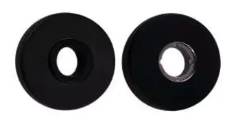 [5050/5060.08/E/PVD NOIR] ROSACE POUR WC INOX NICKAL