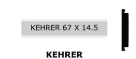 PLAQUETTES DE BOITES AUX LETTRES KEHRER/STEBLER