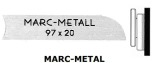 PLAQUETTES DE BOITES AUX LETTRES MARC-METAL