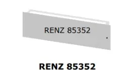 PLAQUETTES DE BOITES AUX LETTRES RENZ 85352 