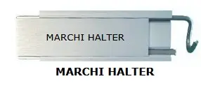 PLAQUETTES DE BOITES AUX LETTRES MARCHI HALTER 